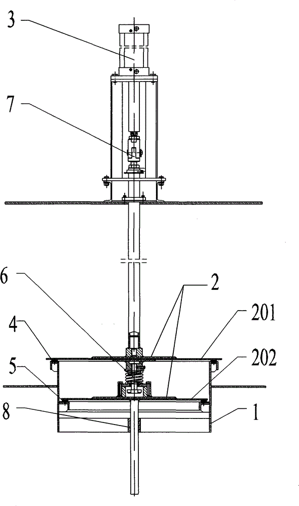 Double-layer sealing type lift valve