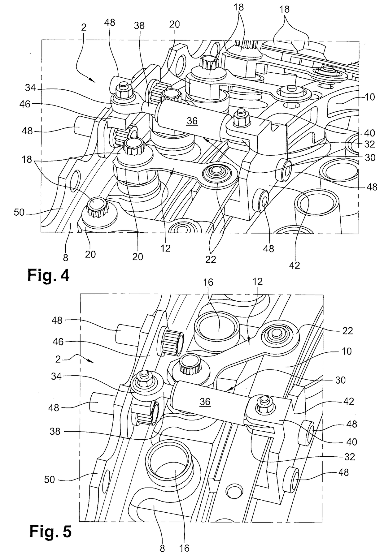 Assembly for controlling variable pitch vanes in a turbine engine
