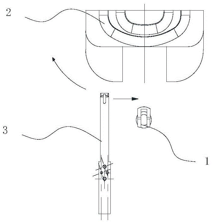 Winding process of stator interphase coil