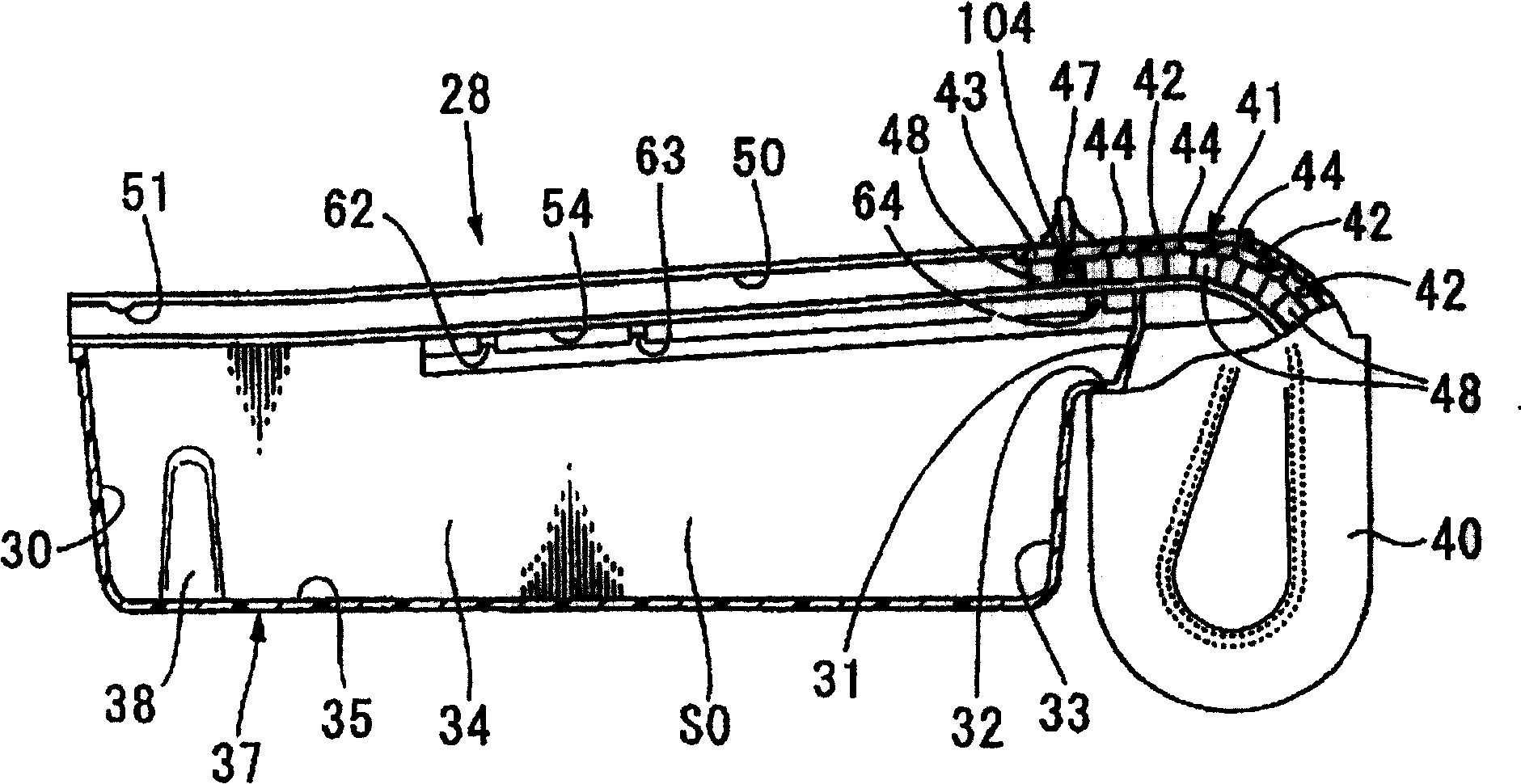 Automotive storage apparatus