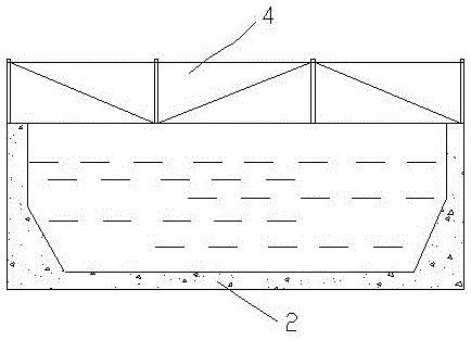 Aestivation pond aestivation system for sturgeons in southern land