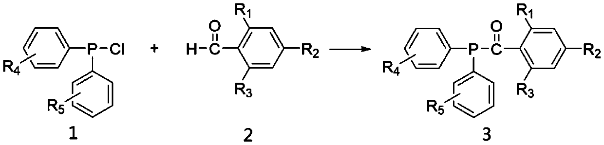Continuous preparation method of trimethylbenzoyl-diphenylphosphine oxide compound