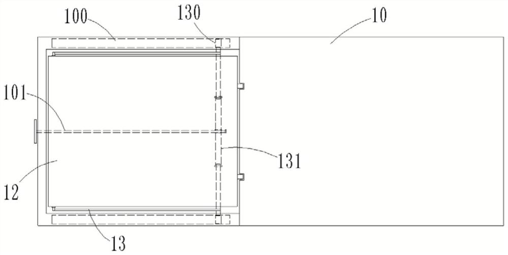 A postoperative care device for lower limbs that can be adjusted in multiple directions and assist massage