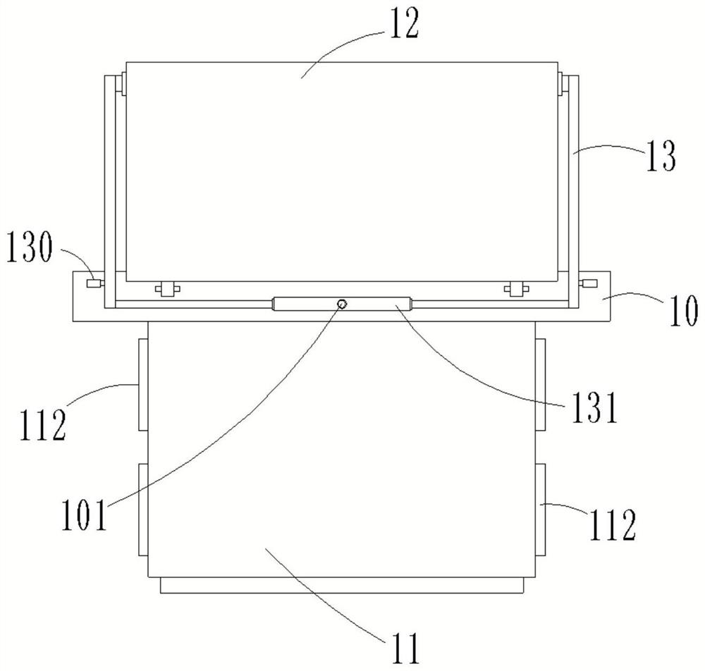 A postoperative care device for lower limbs that can be adjusted in multiple directions and assist massage