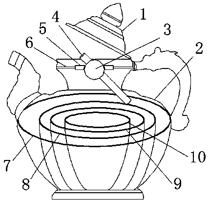 A traditional Chinese medicine boiling pot