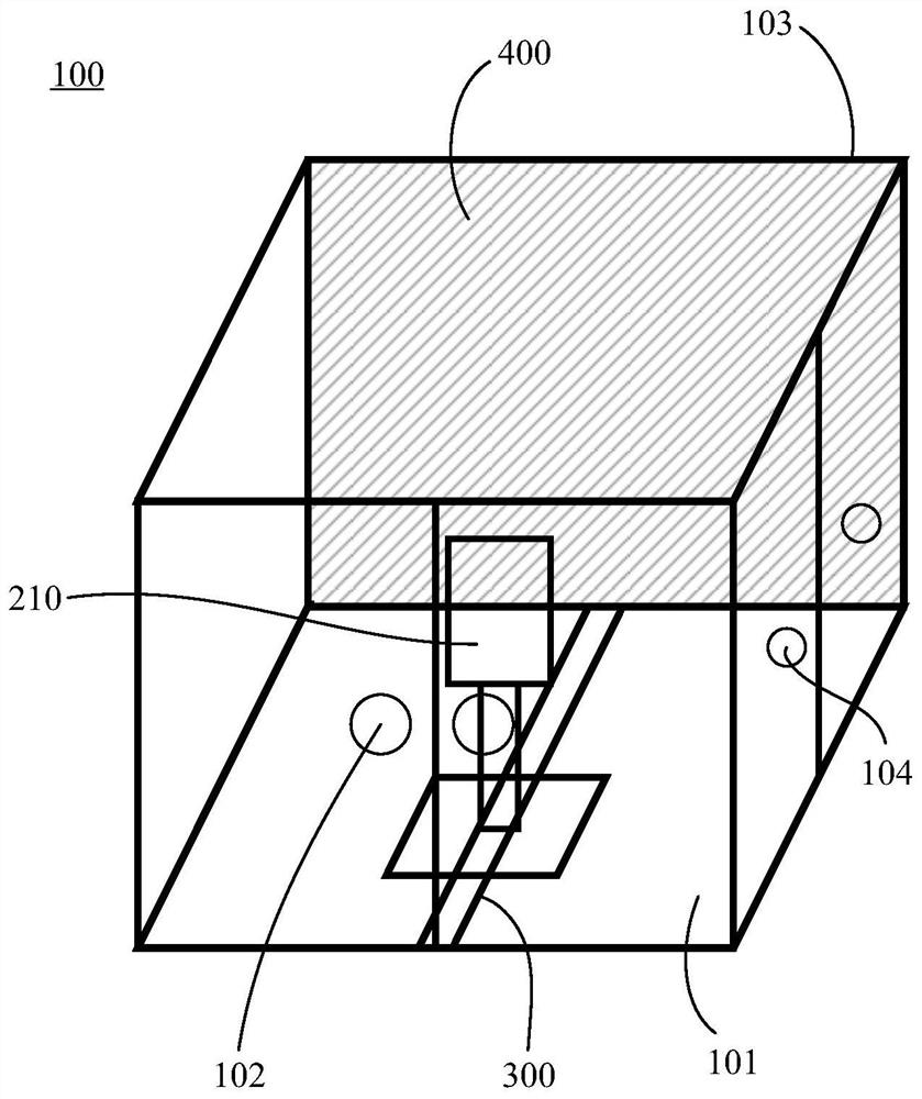 TOF camera calibration method and system and calibration box