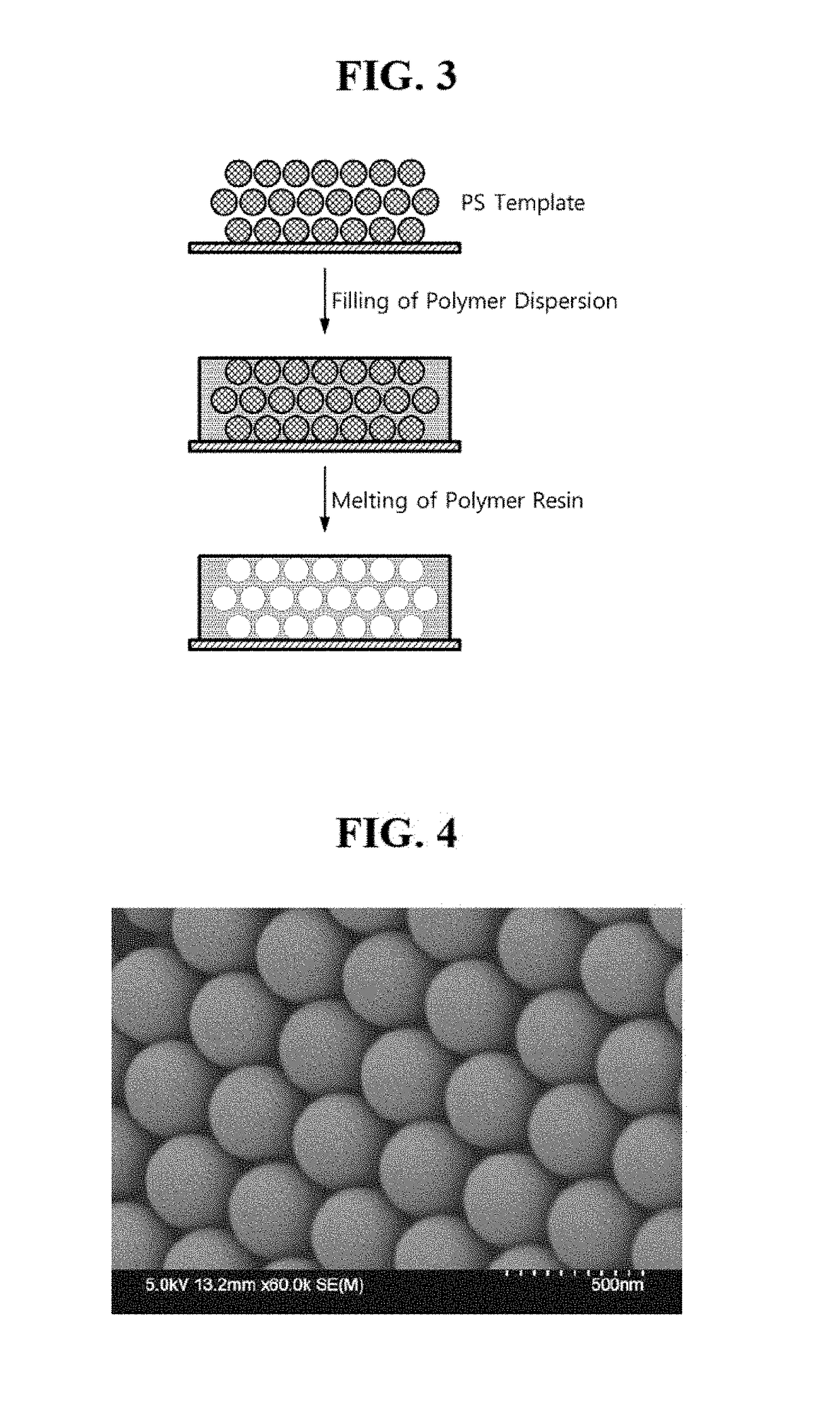 Porous separator having inverse opal structure for secondary battery and method for manufacturing the same