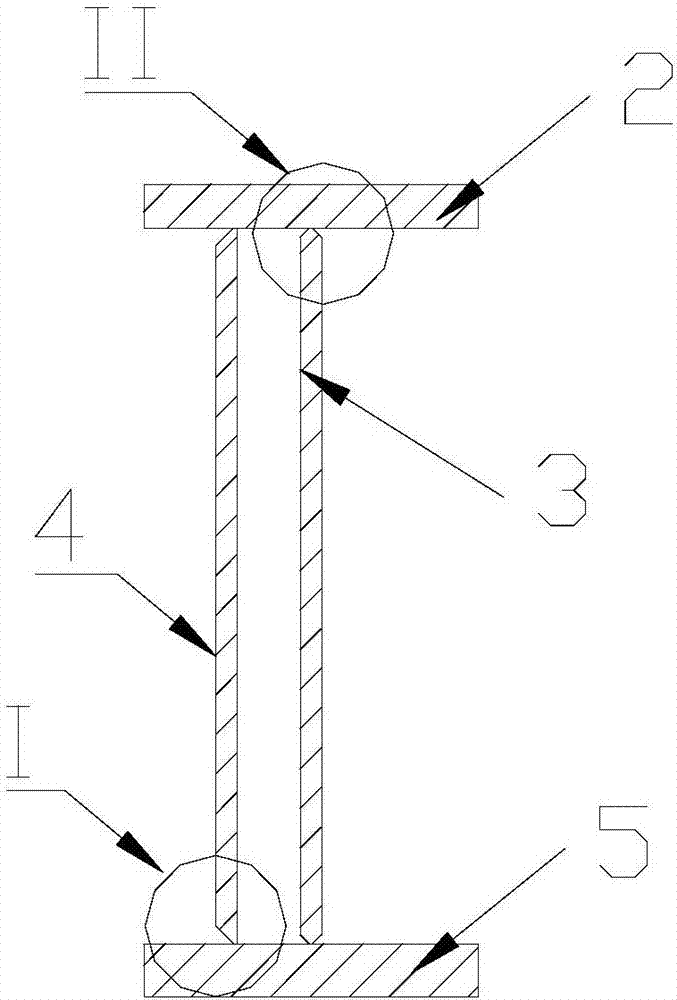 Method for determining welding shrinkage of H-type longitudinal beam