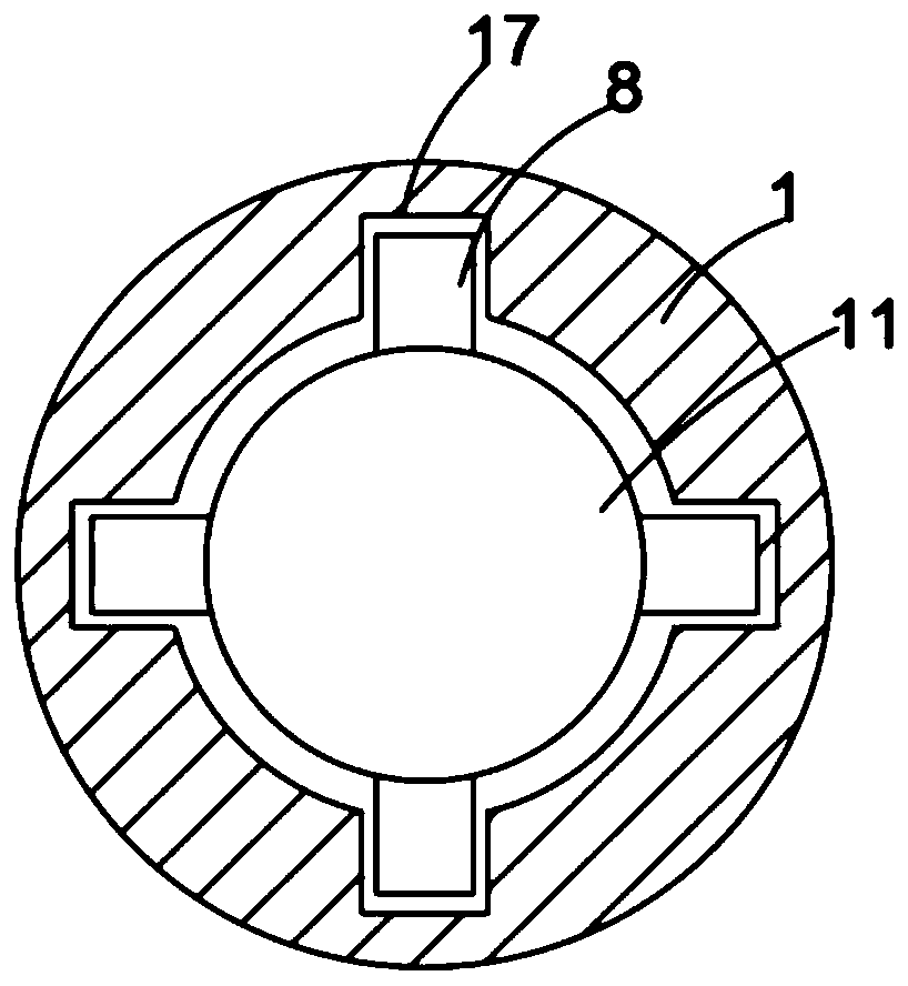 Buffering punch for punching die and punching method