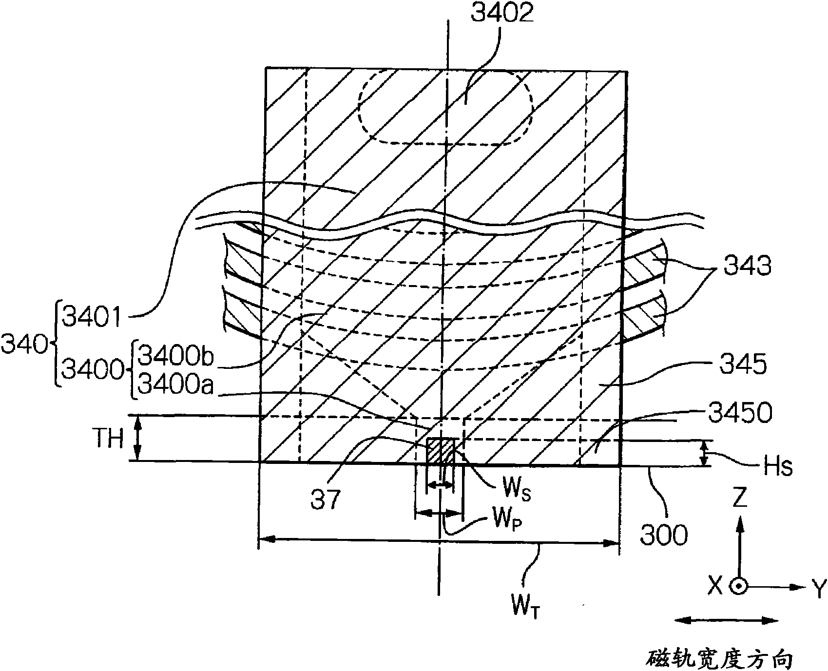 Thin-film magnetic head for microwave assist and microwave-assisted magnetic recording method