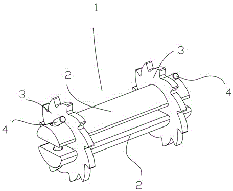 Traction device of wire drawing machine