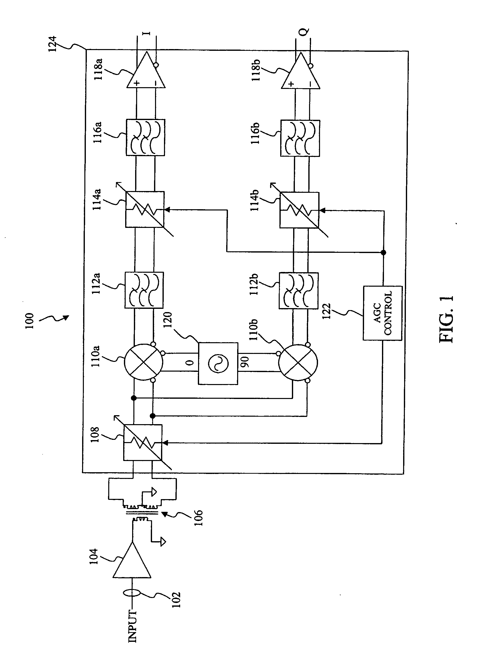 Programmable attenuator using digitally controlled CMOS switches