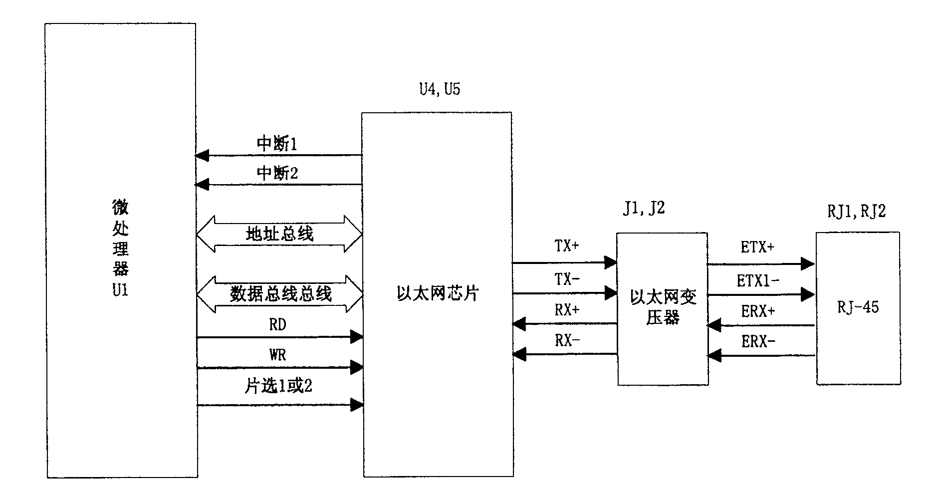 Data translation device and system based on ethernet and serial communication technology