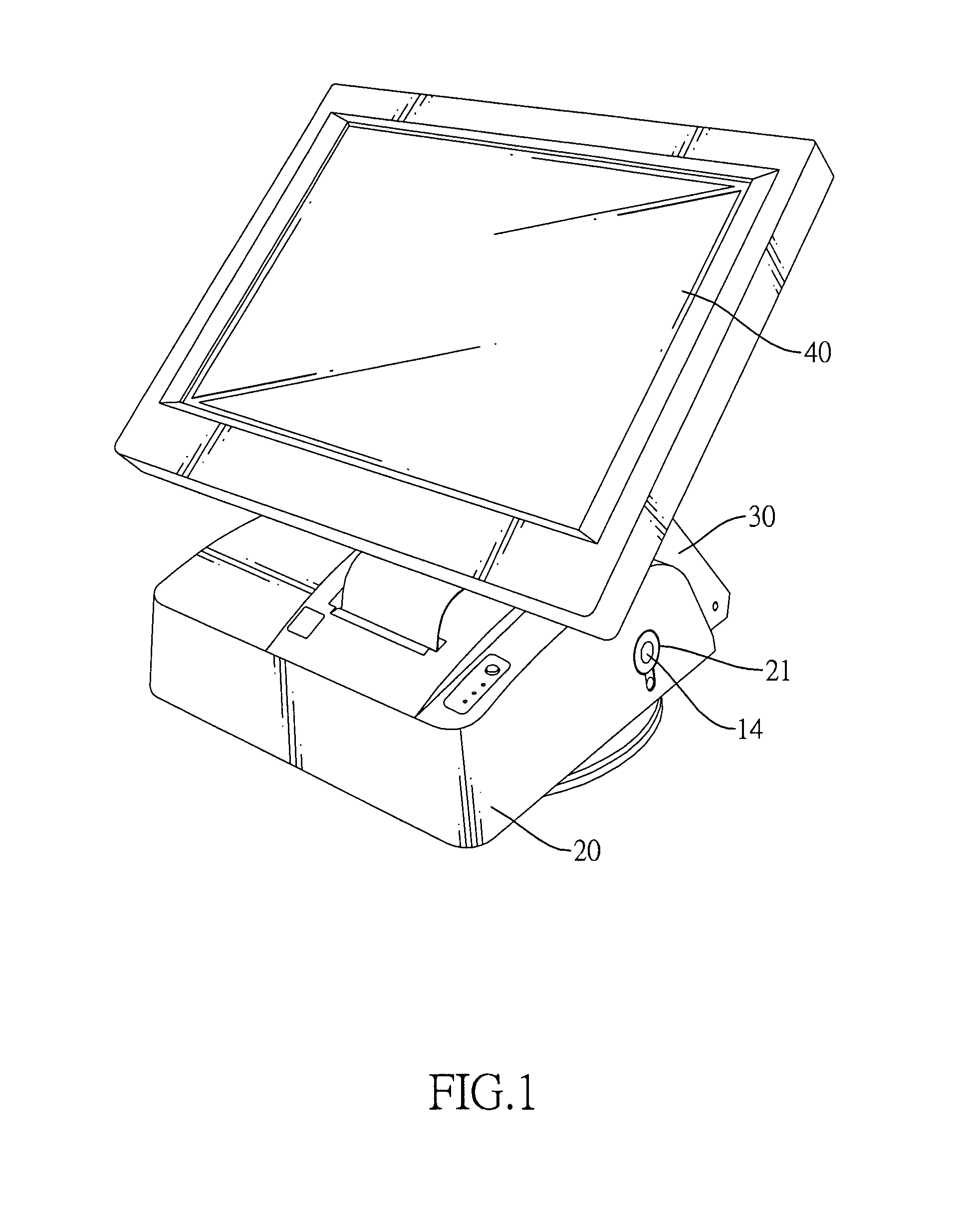 Printer with a touch panel