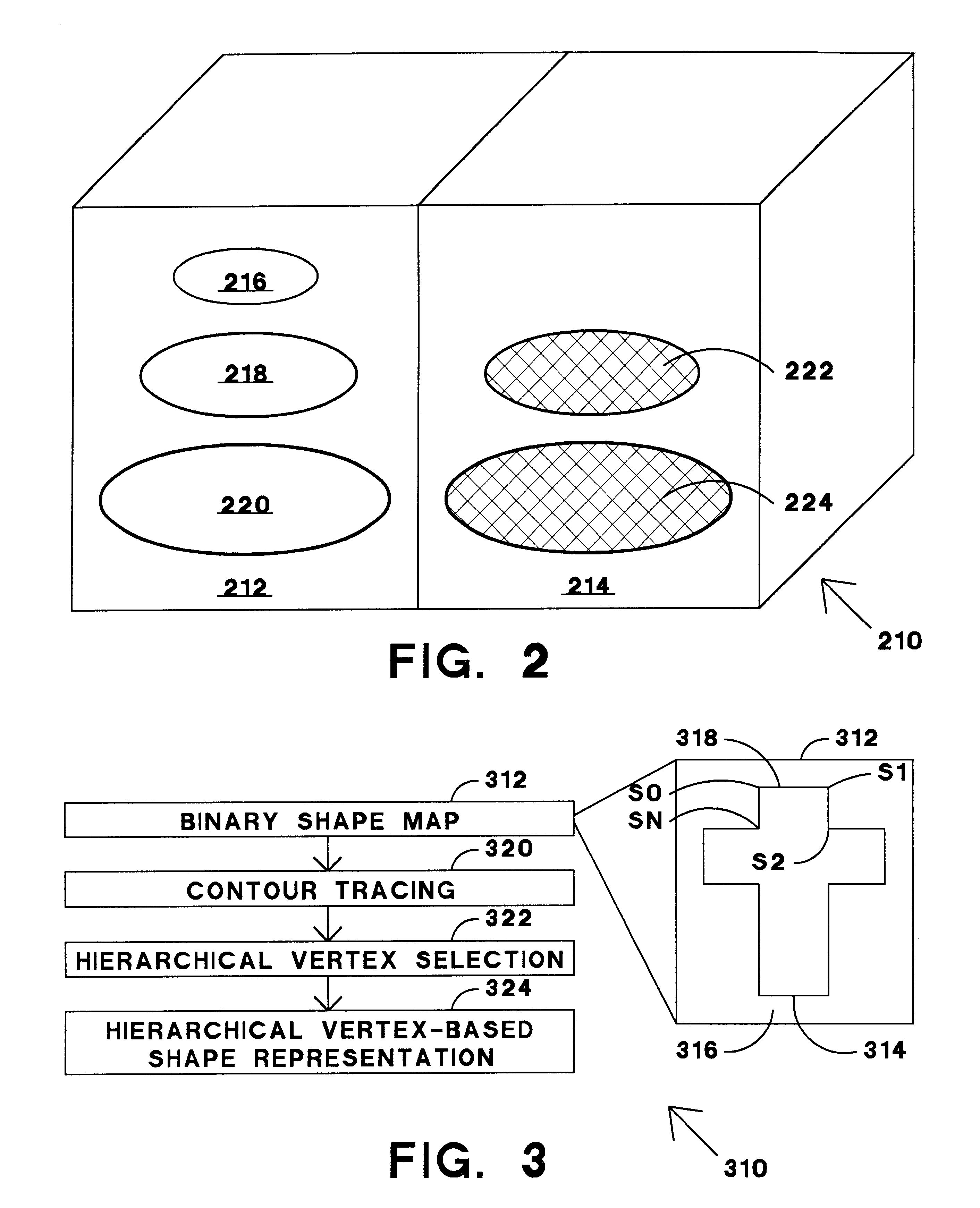 Method for fast return of abstracted images from a digital images database