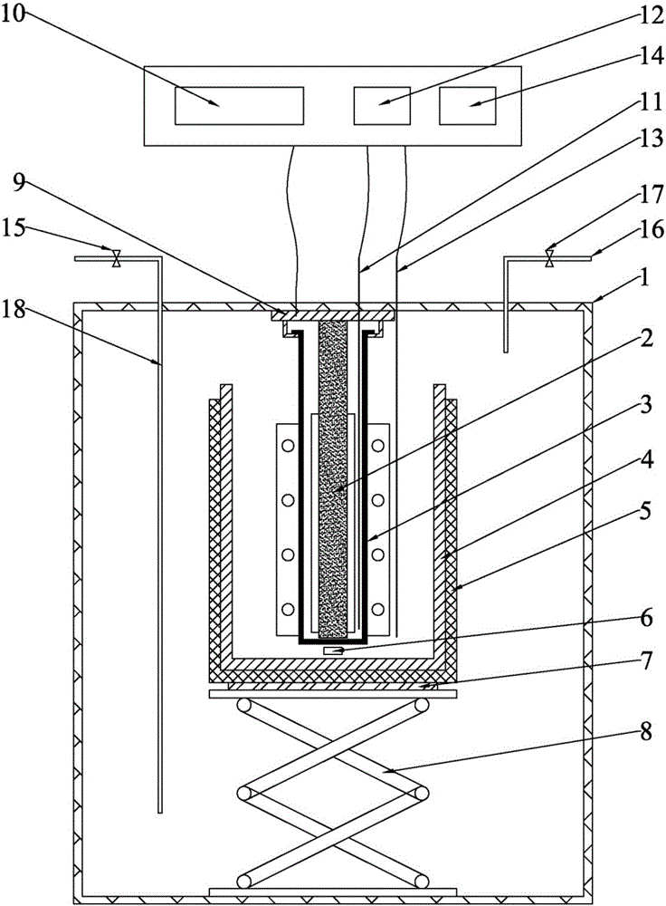 Device and method for detecting heated coke formation propensity of solid heavy raw material