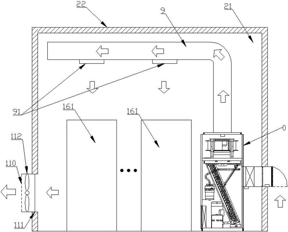 Energy-saving computer room air conditioning system