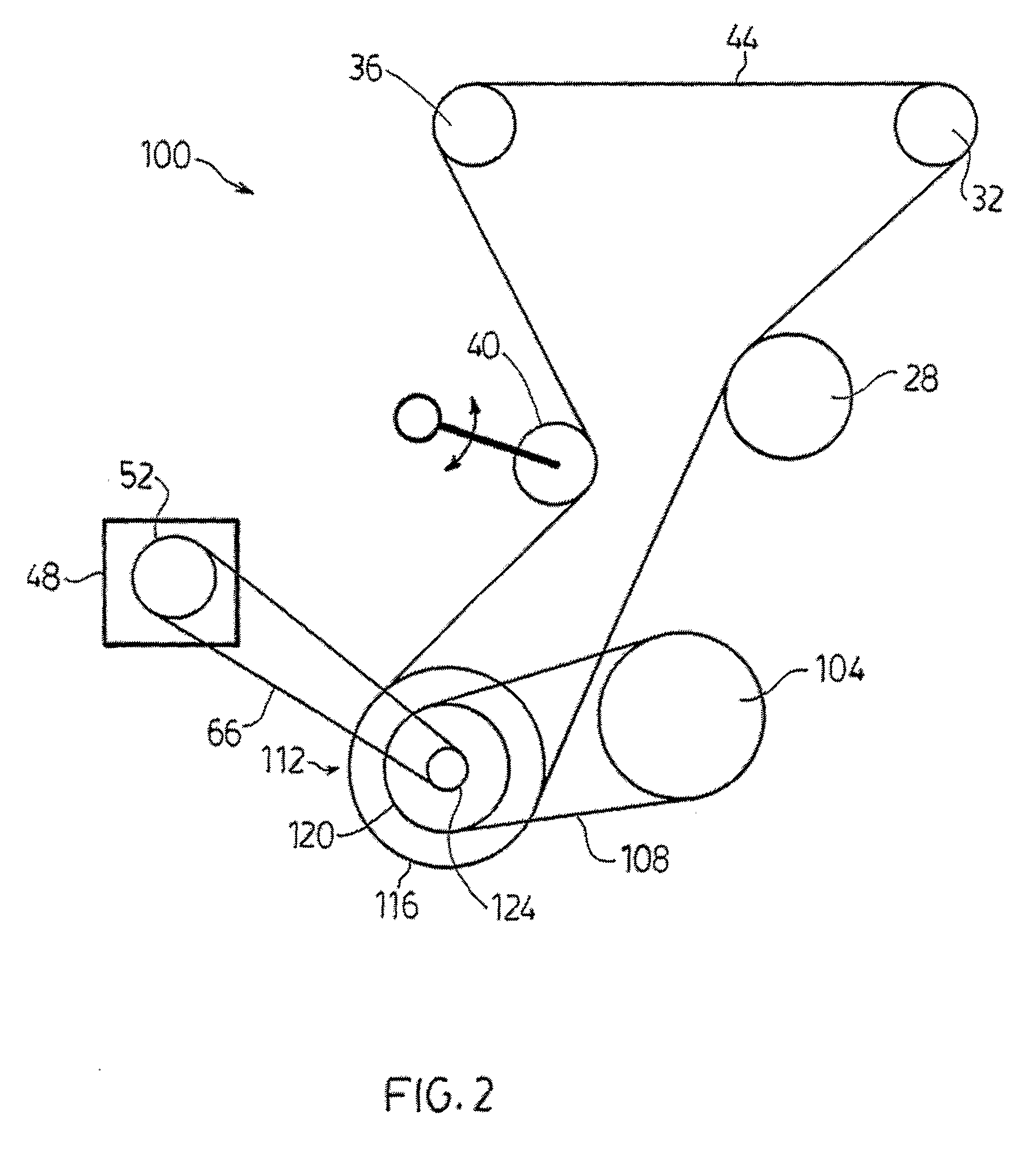 Starter and accessory drive system and method for hybrid drive vehicles