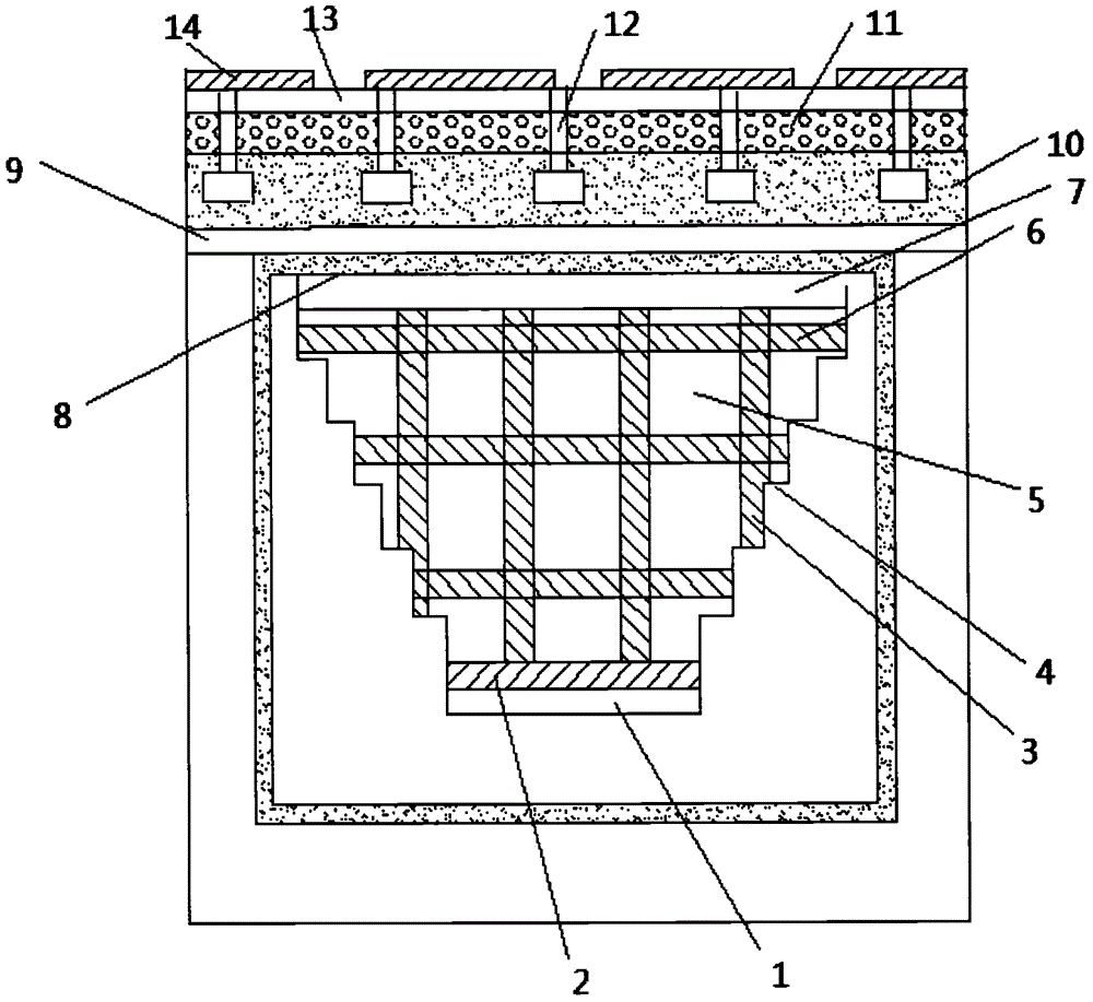 A combined anti-seismic composite structure