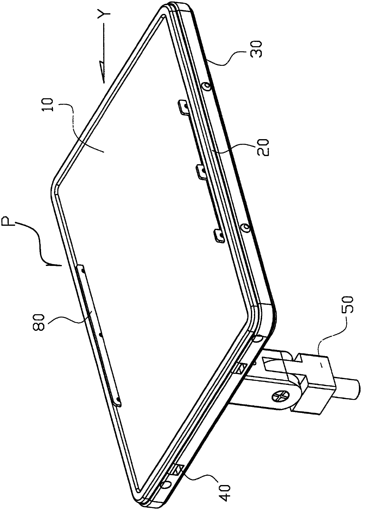 Multifunctional tray device capable of being attached onto seats or beds