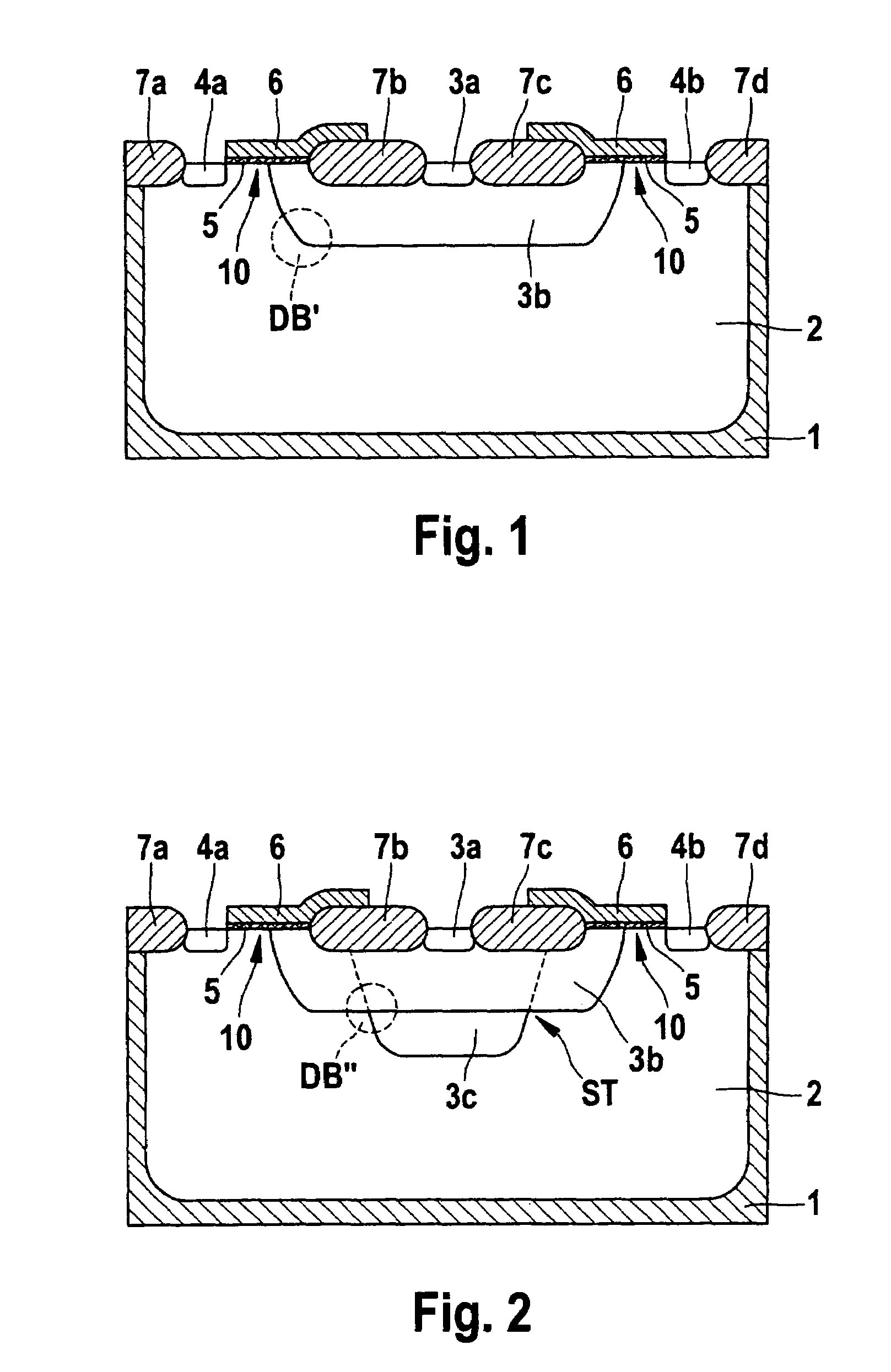 High-voltage MOS transistor and corresponding manufacturing method