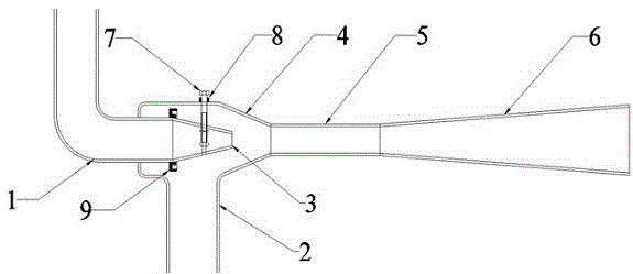 A jet pump with adjustable area ratio