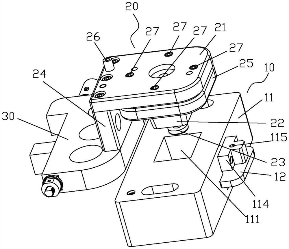 Rapid clamping structure and mechanical clamping device