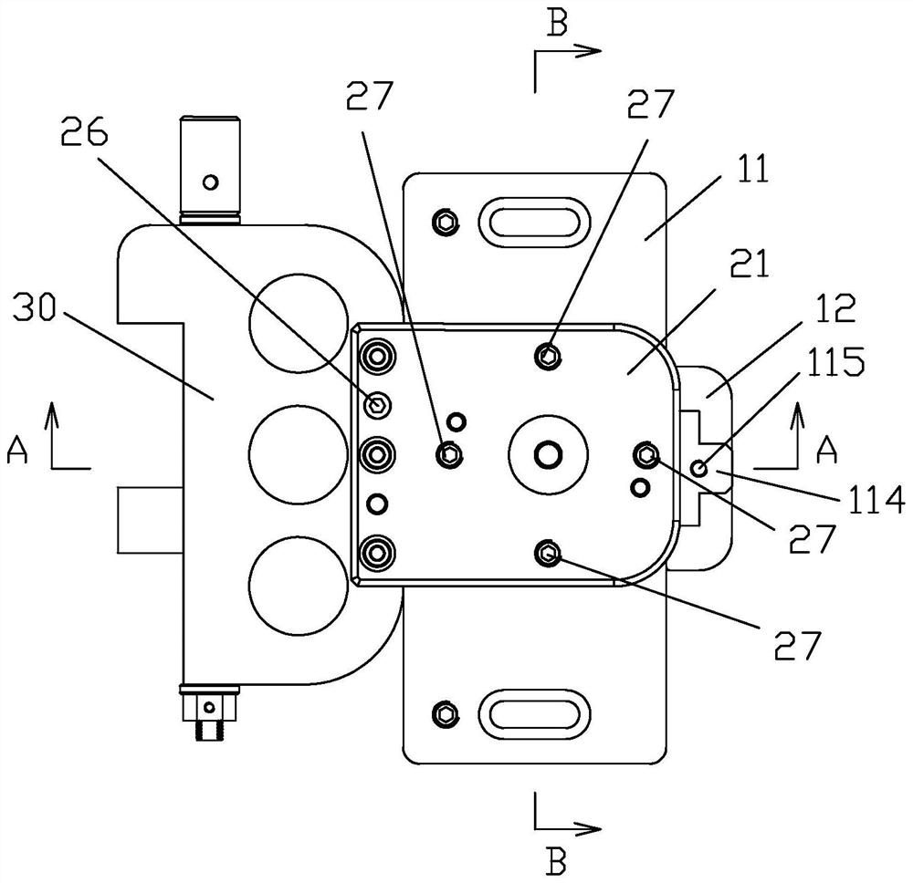 Rapid clamping structure and mechanical clamping device