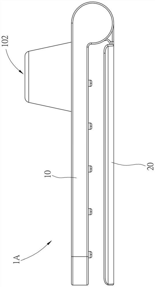 Turnover type shower device