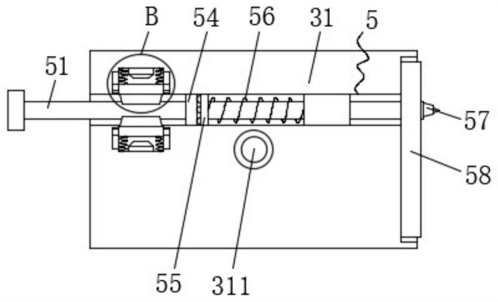 Indoor decoration seam repairing device capable of surveying wall surface cracks