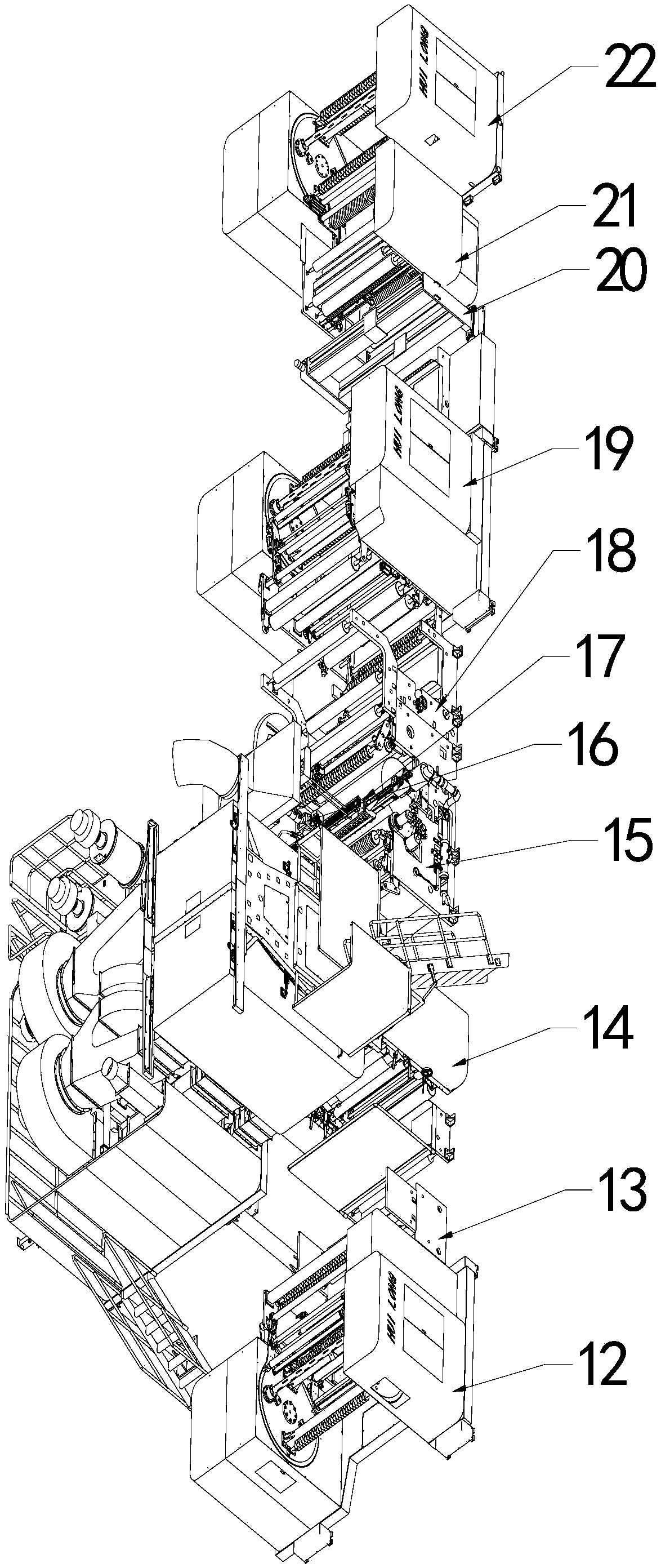 Extrusion compound device and technology for high-peeling-strength glue-free composite material