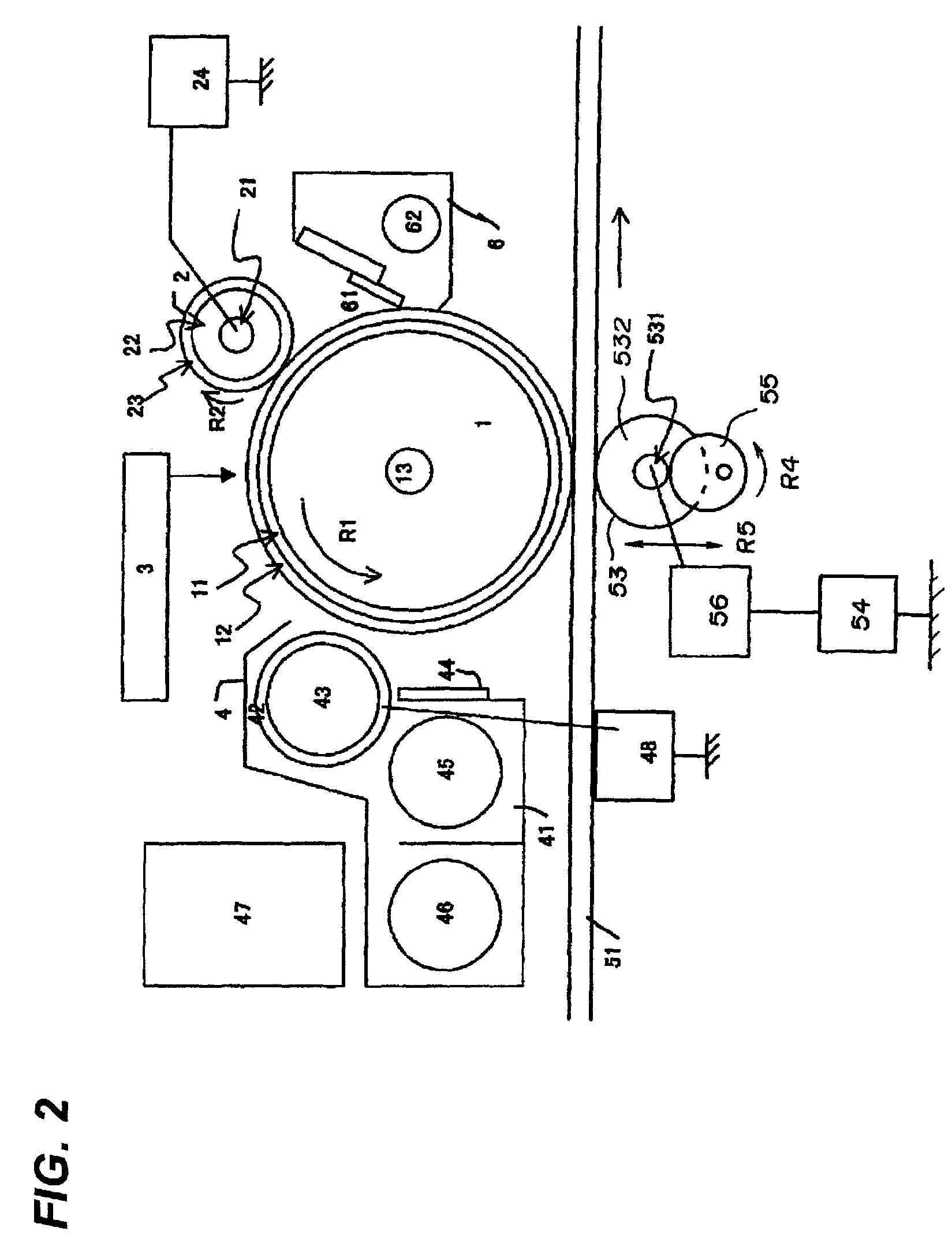 Image forming apparatus with multiple image forming portions and image transfers