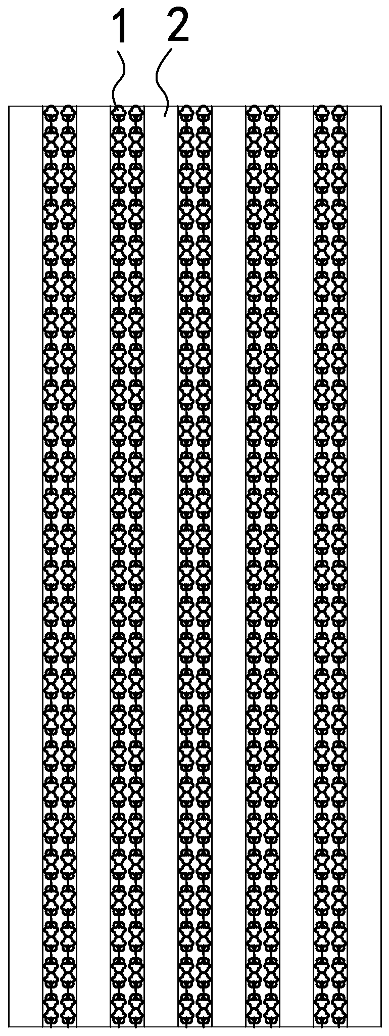 Three-dimensional embossed cotton-layer-containing non-woven fabric and preparation method thereof