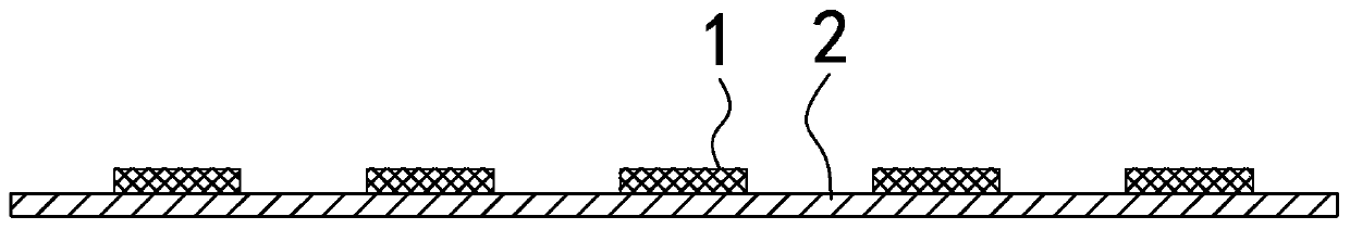 Three-dimensional embossed cotton-layer-containing non-woven fabric and preparation method thereof