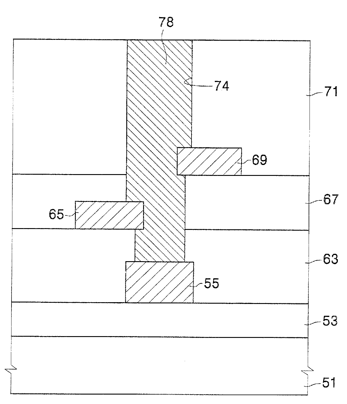 Semiconductor device having self-aligned contact and method of fabricating the same