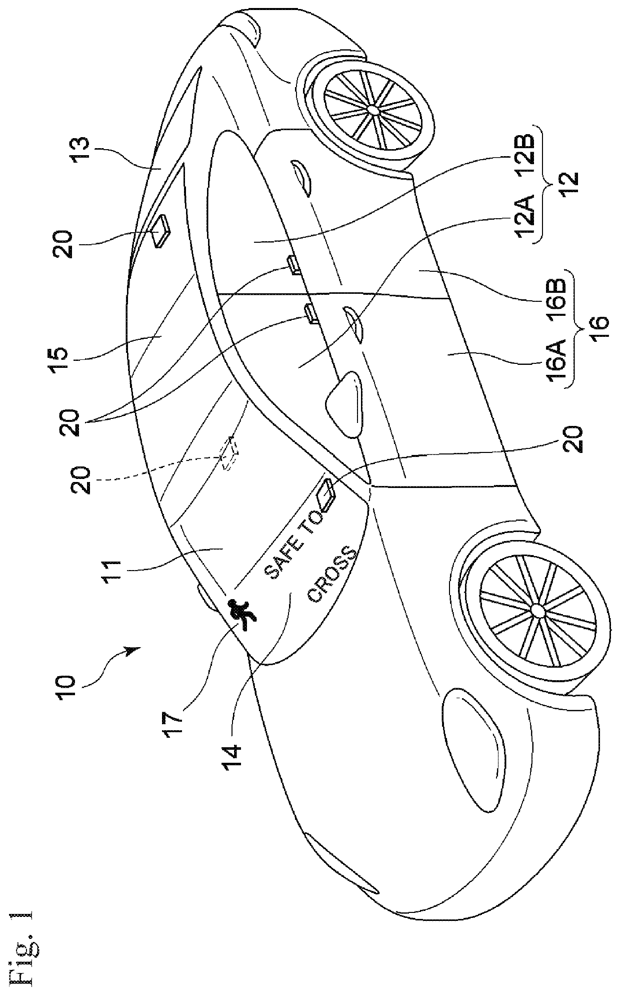 Display device and message transmission method