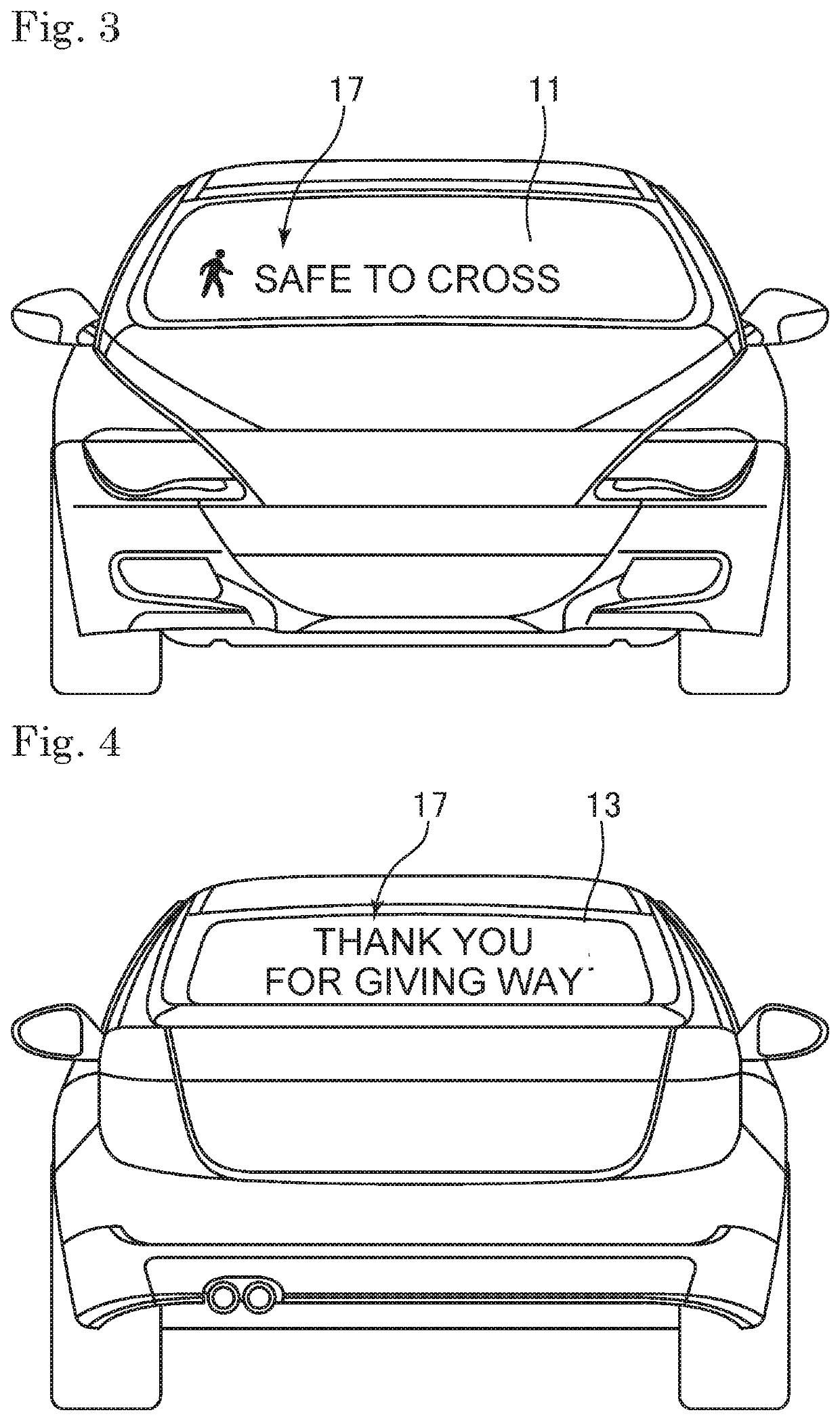 Display device and message transmission method