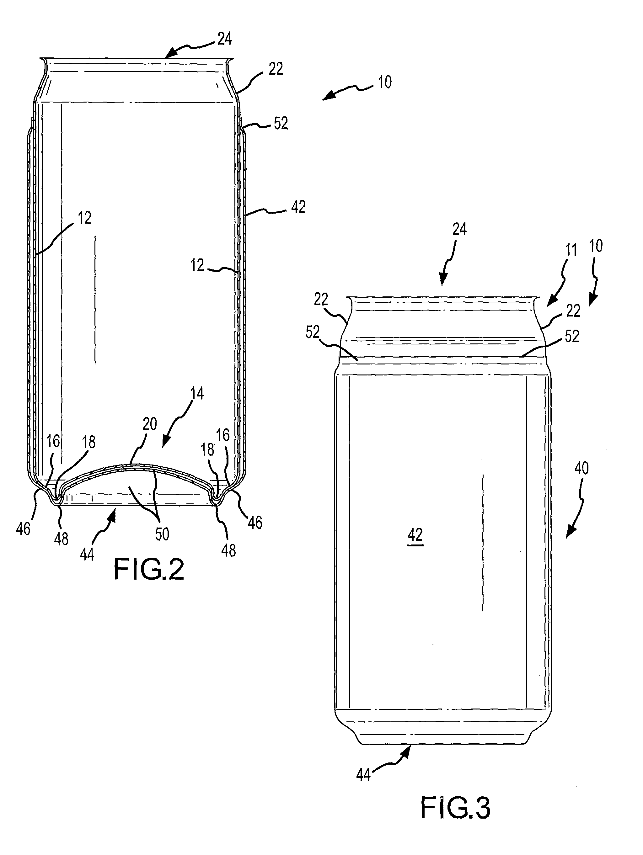 Double walled beverage container and method of making same