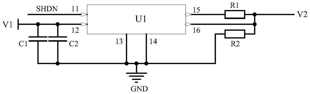 Infrared bias power supply module based on integrated plastic package