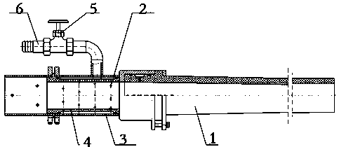 Nozzle device for shotcrete