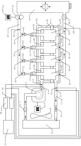 Simulation testing machine for evaluating cooling uniformity of internal combustion engine