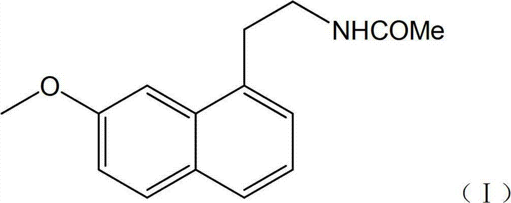 Novel method for preparing agomelatine