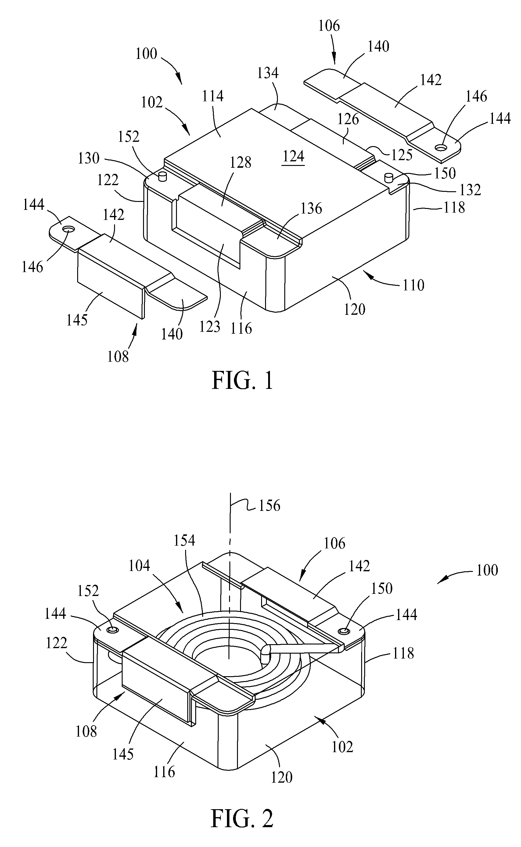 Surface mount magnetic components and methods of manufacturing the same