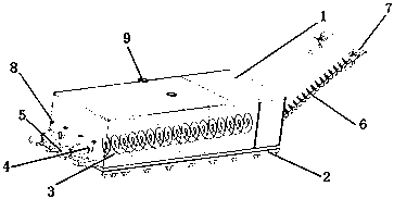 High-temperature desiccating device