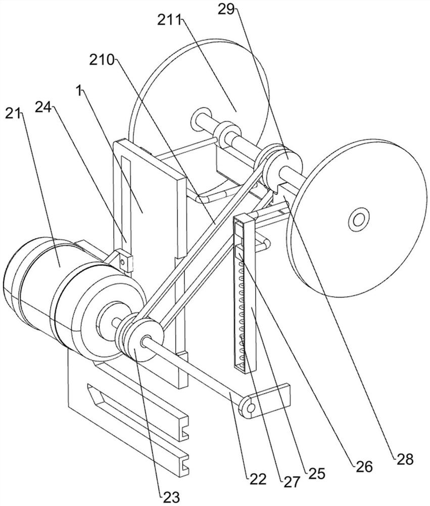 Mechanical polishing device for faucet production process