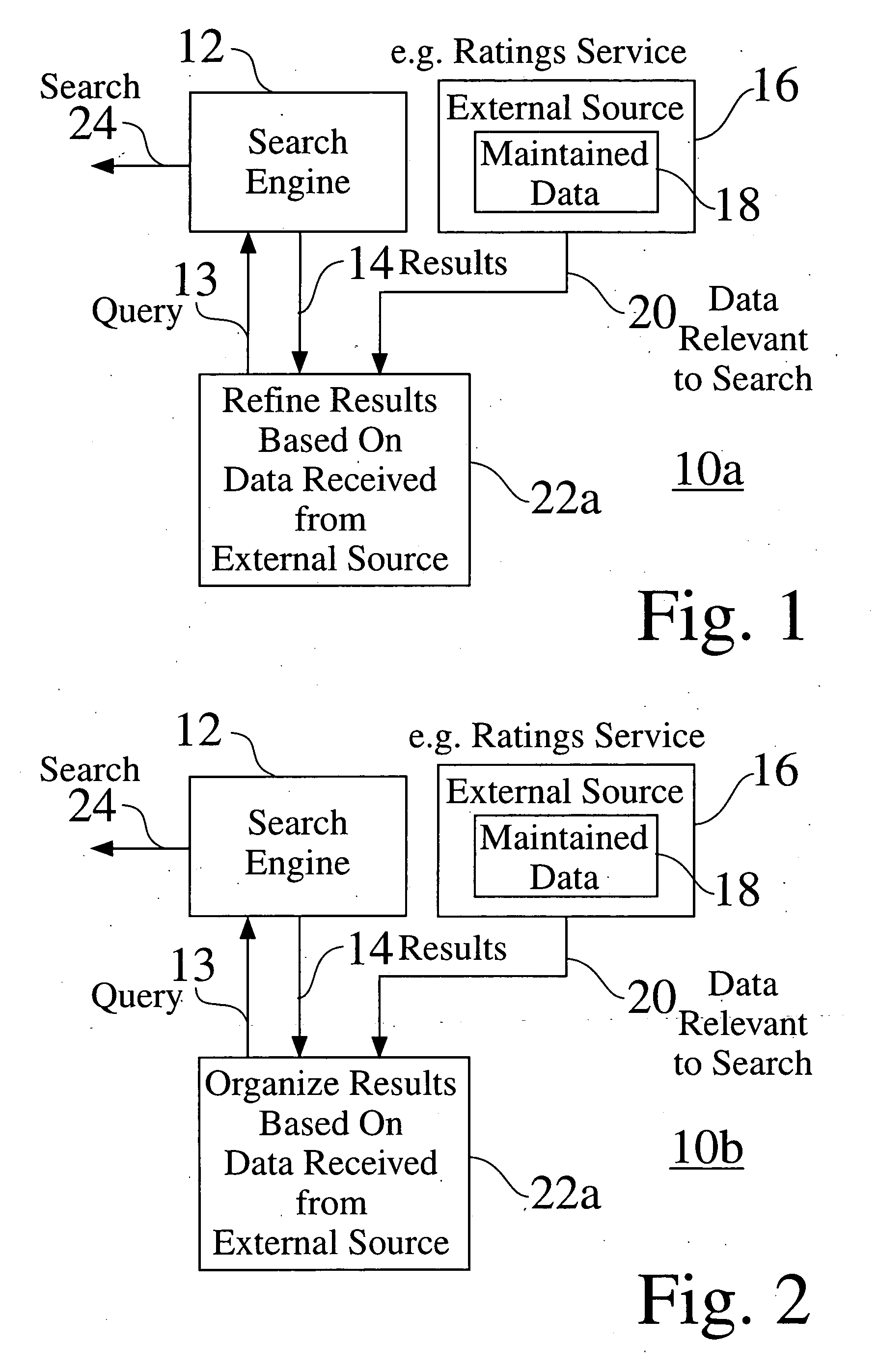 Search enhancement system with information from a selected source