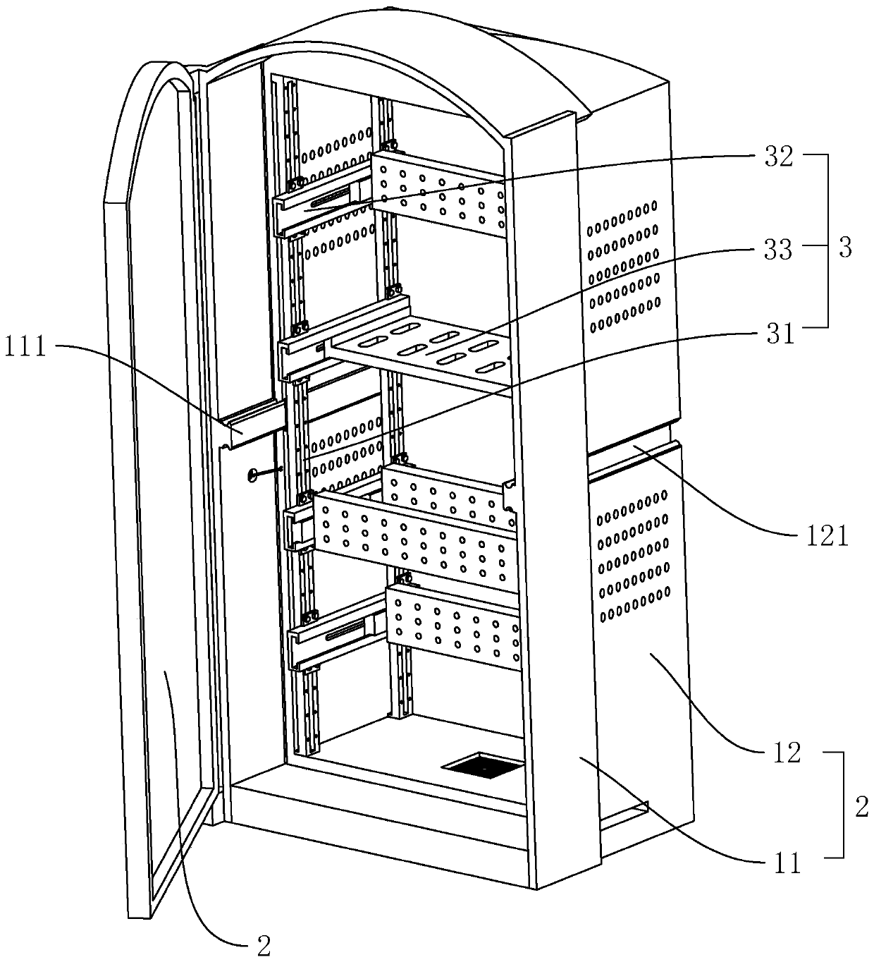 Power distribution cabinet convenient to install