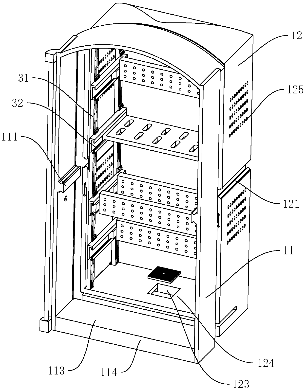 Power distribution cabinet convenient to install