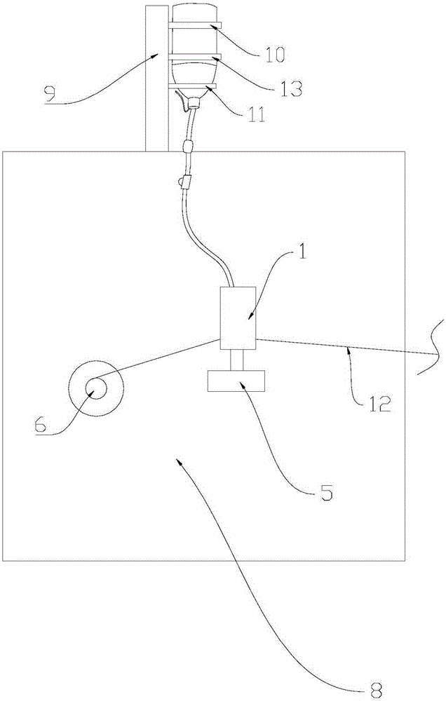 Novel motor coil winding machine capable of applying alcohol