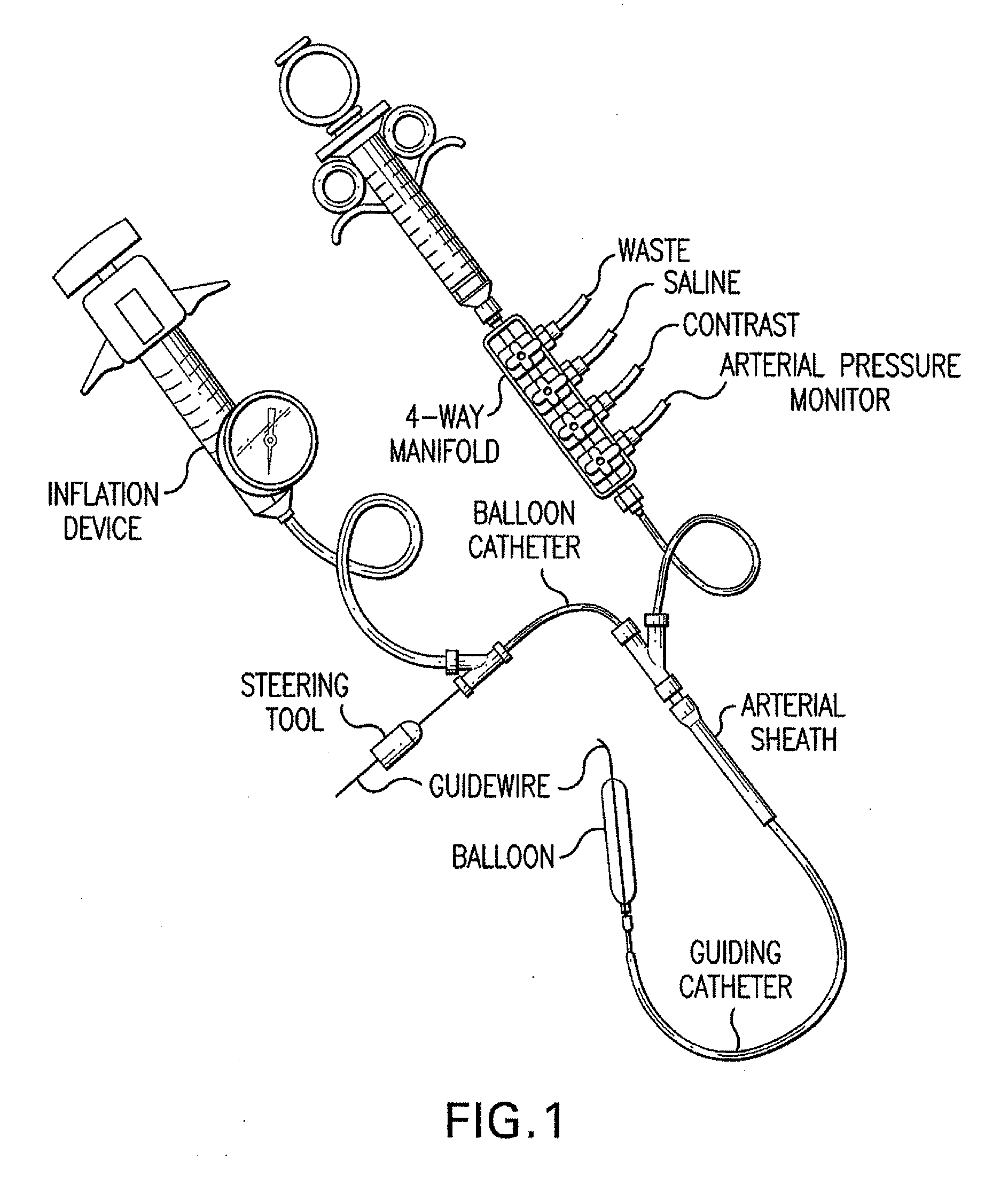 Method of treating vascular disease at a bifurcated vessel using a coated balloon